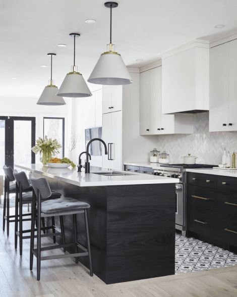 Black and White Kitchen Kitchen/Main Floor Renovations landing page